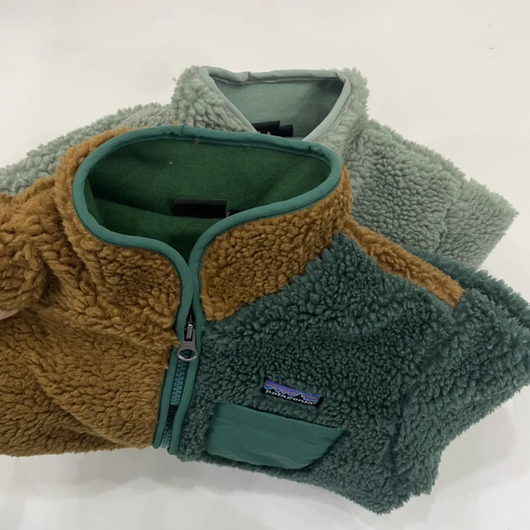 【100-160cm】デイリーコーデにぴったり カジュア 保温性抜群 スタンドネック ボアジャケット