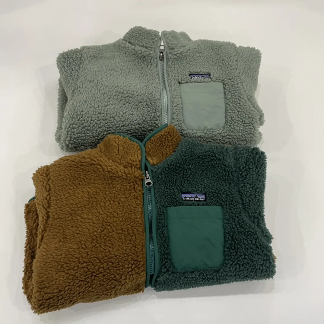 【100-160cm】デイリーコーデにぴったり カジュア 保温性抜群 スタンドネック ボアジャケット