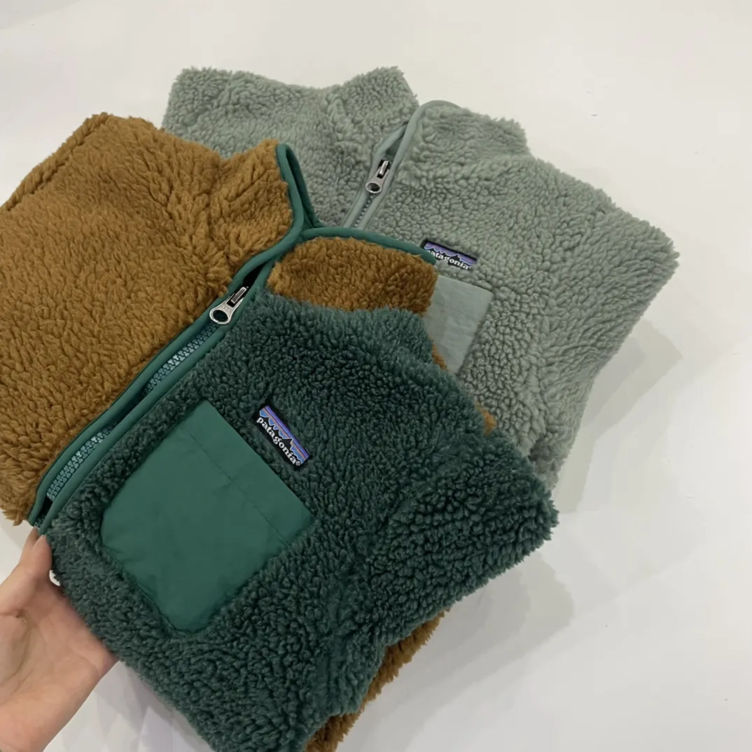 【100-160cm】デイリーコーデにぴったり カジュア 保温性抜群 スタンドネック ボアジャケット