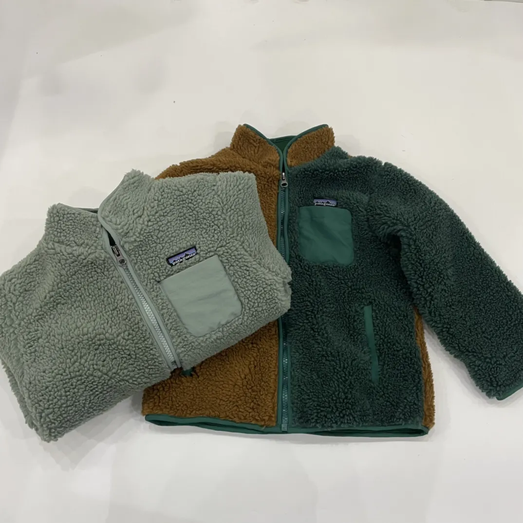 【100-160cm】デイリーコーデにぴったり カジュア 保温性抜群 スタンドネック ボアジャケット