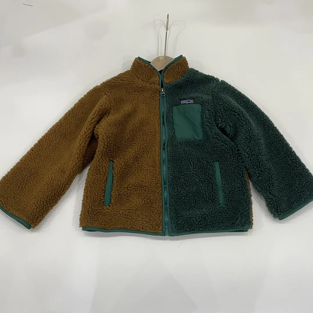 【100-160cm】デイリーコーデにぴったり カジュア 保温性抜群 スタンドネック ボアジャケット