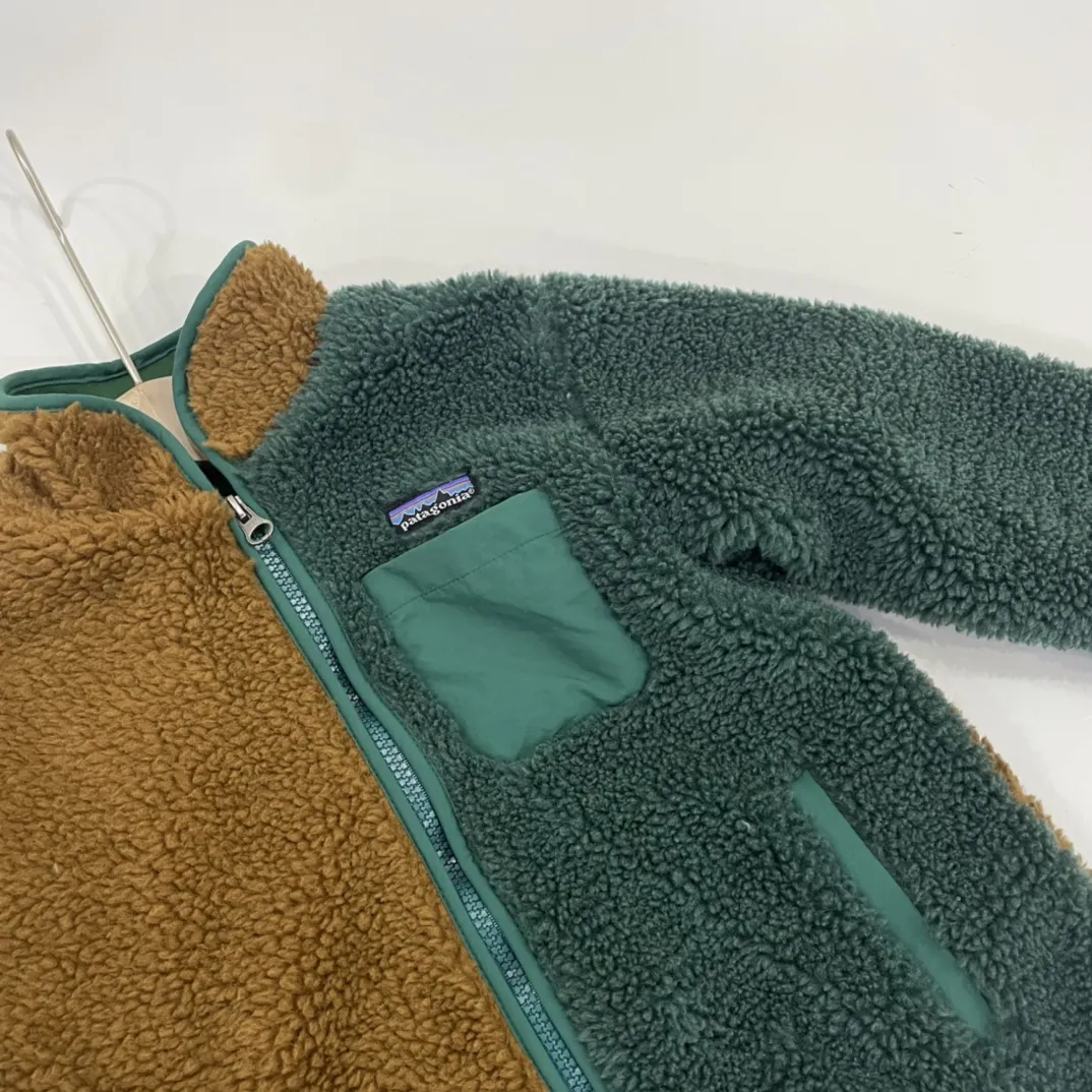 【100-160cm】デイリーコーデにぴったり カジュア 保温性抜群 スタンドネック ボアジャケット