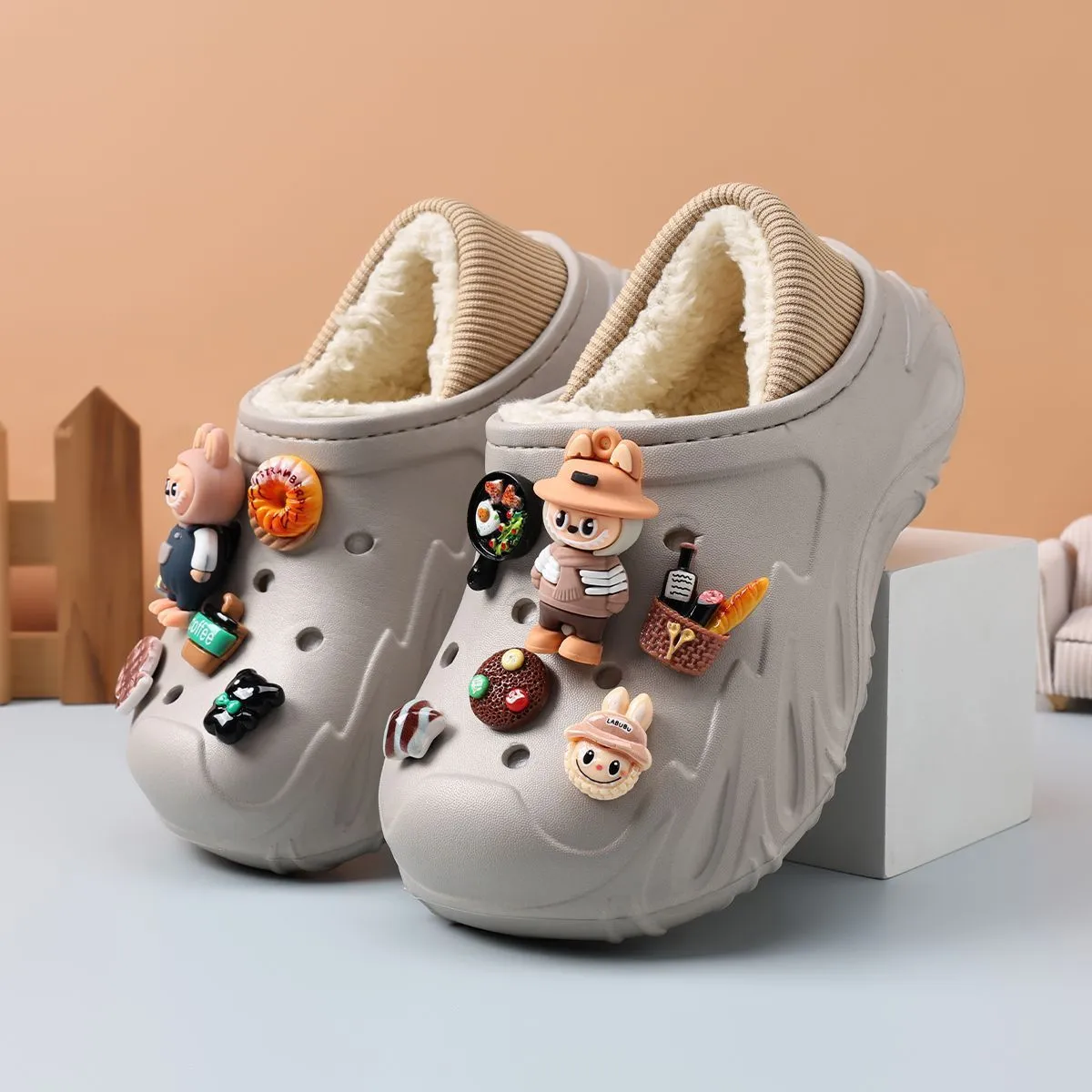 大人気 防寒 可愛い カートゥーン スリッパ