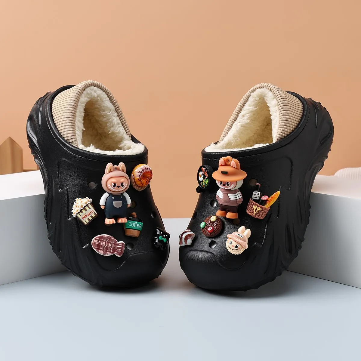 大人気 防寒 可愛い カートゥーン スリッパ