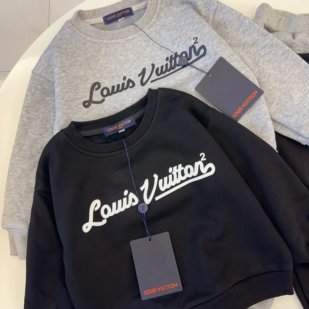 【90-150cm】着回しやすい あったか シンプル 軽量 トレーナー＋パンツセット/中綿アウター