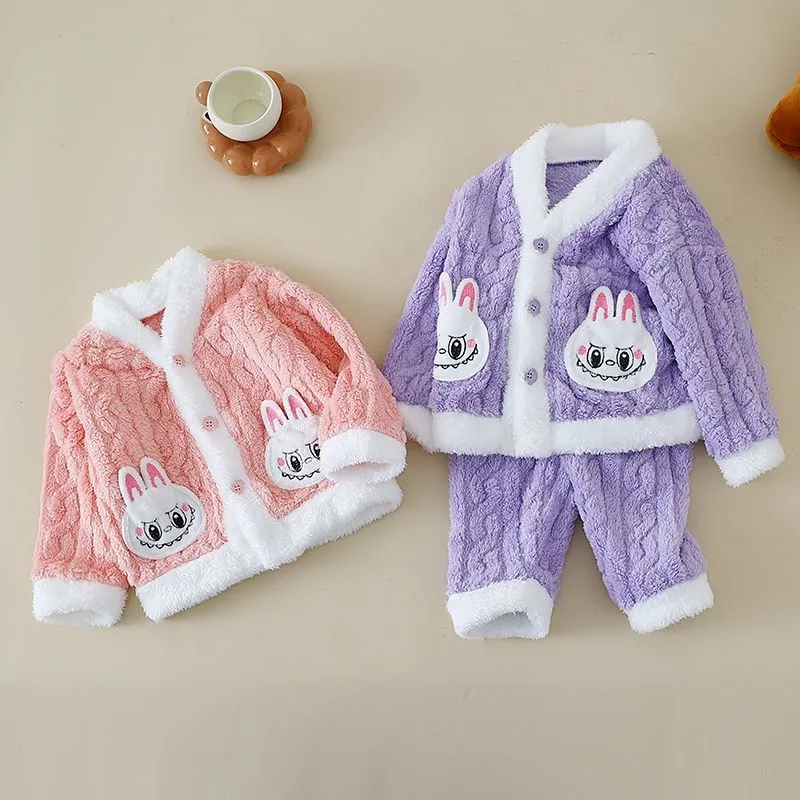 【90-150cm】大人気 パジャマ 秋冬用 可愛い おしゃれ 部屋着 ルームウェア