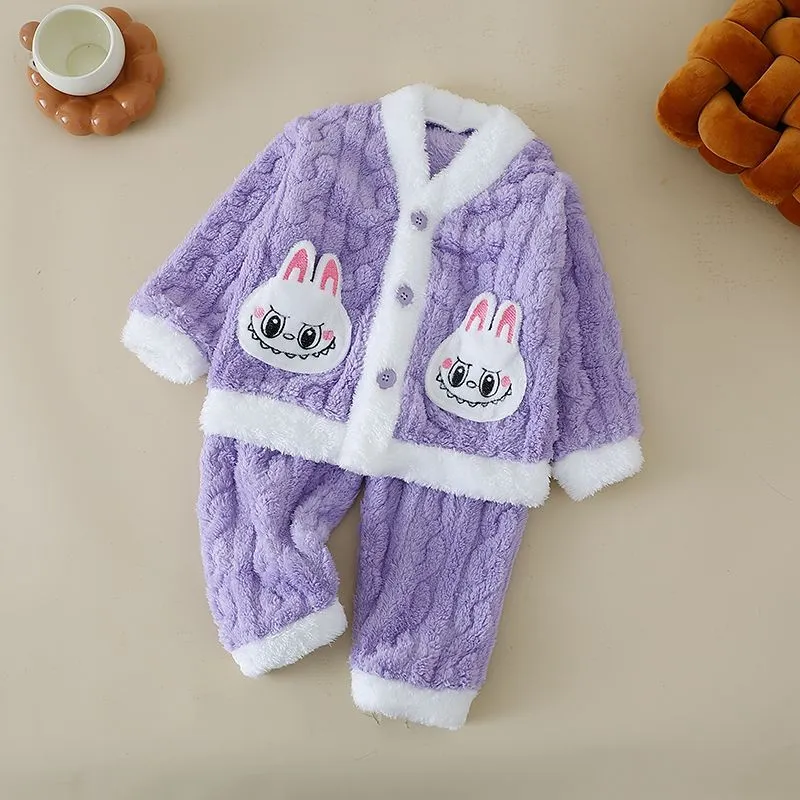 【90-150cm】大人気 パジャマ 秋冬用 可愛い おしゃれ 部屋着 ルームウェア