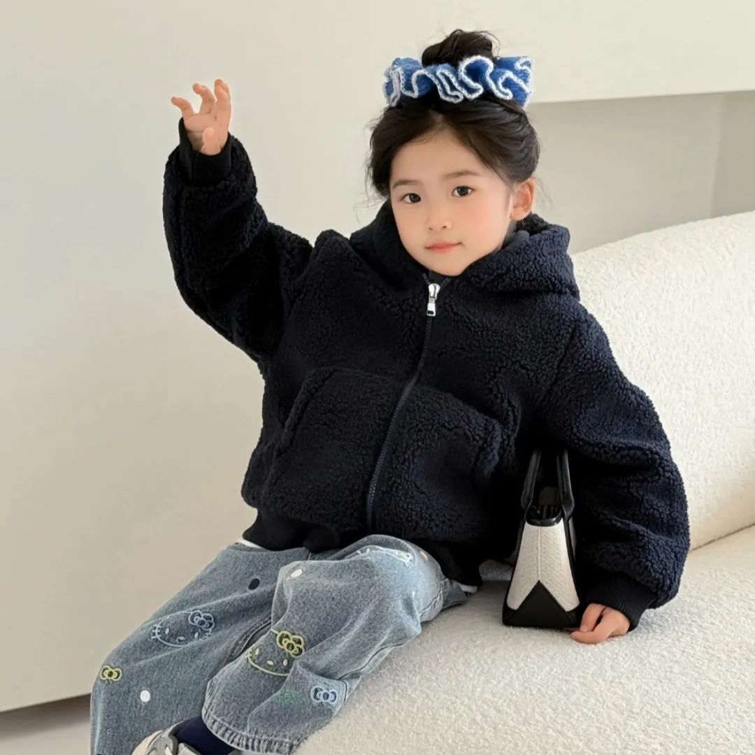 【110-160cm】毎日着たくなる おしゃれ 可愛い 着心地やわらか キッズ もこもこ アウター