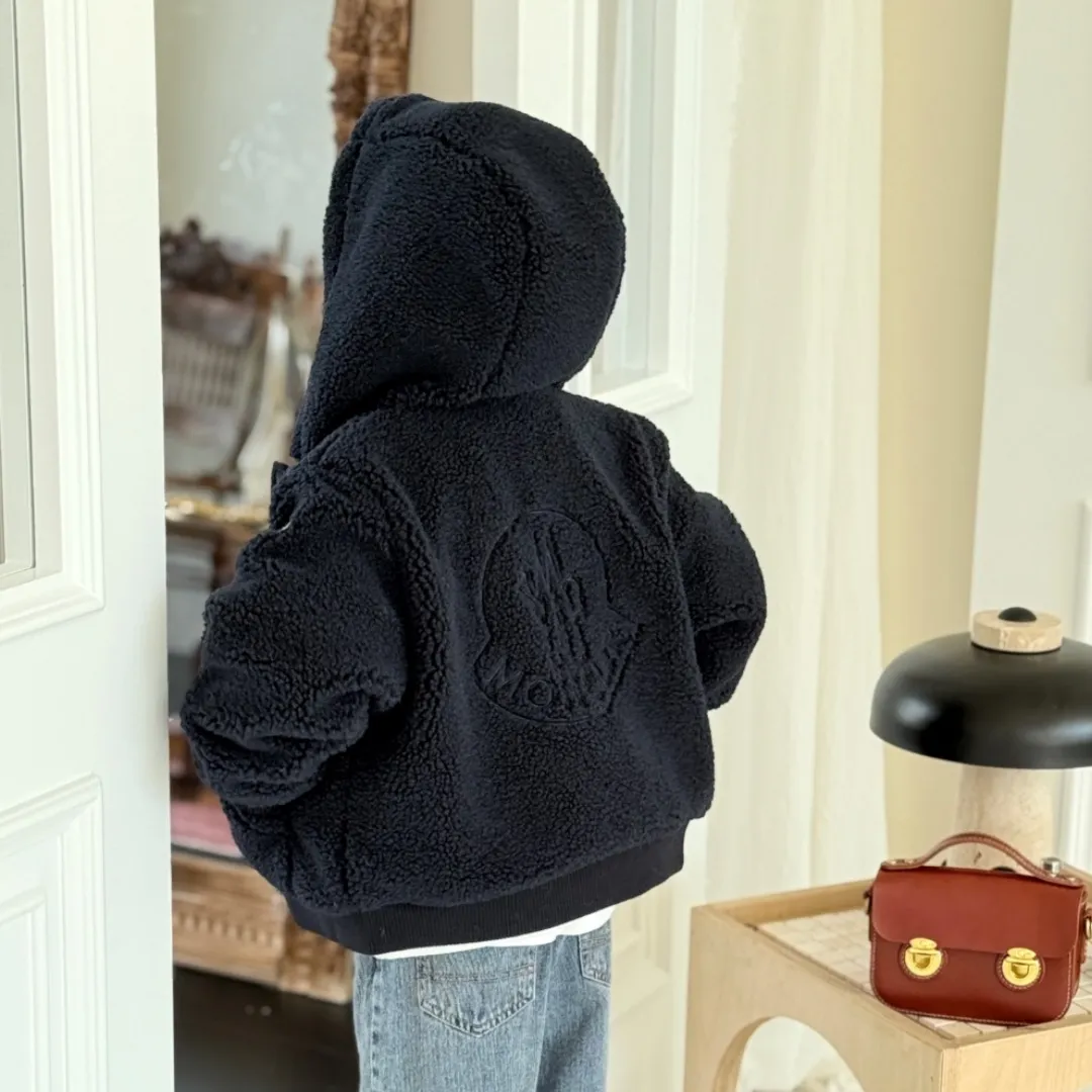 【110-160cm】毎日着たくなる おしゃれ 可愛い 着心地やわらか キッズ もこもこ アウター