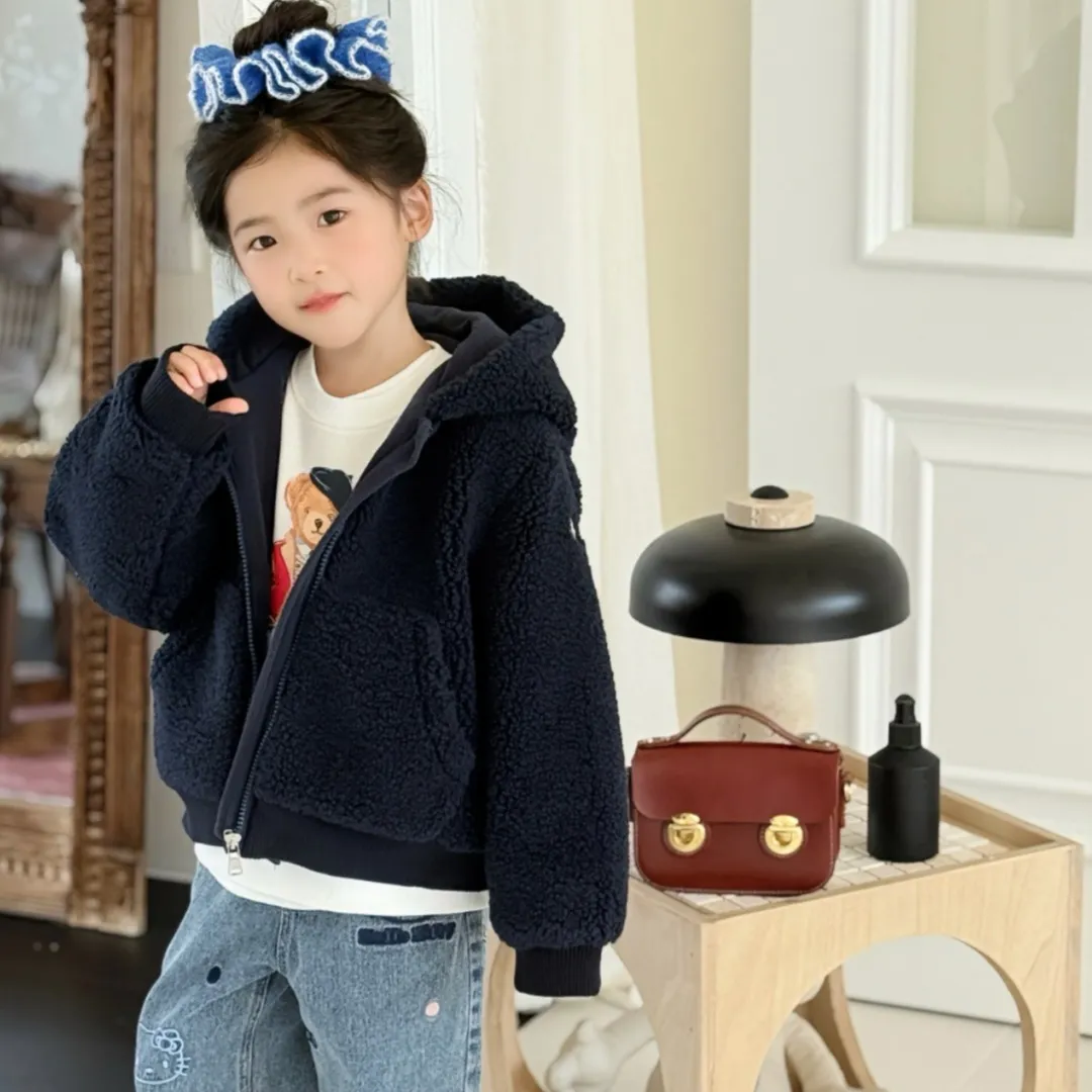 【110-160cm】毎日着たくなる おしゃれ 可愛い 着心地やわらか キッズ もこもこ アウター