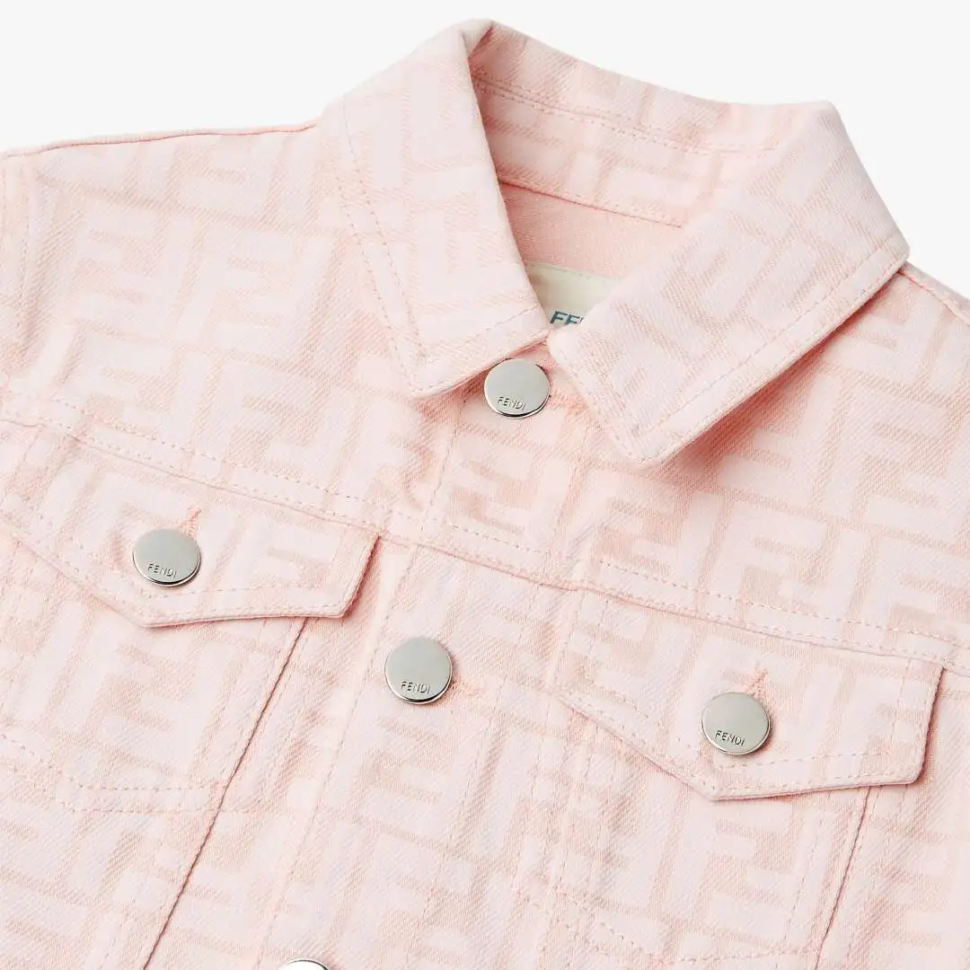 【100-150cm】お出かけにぴったり 品質満点 ガーリー デニムジャケット/ジャンパースカート