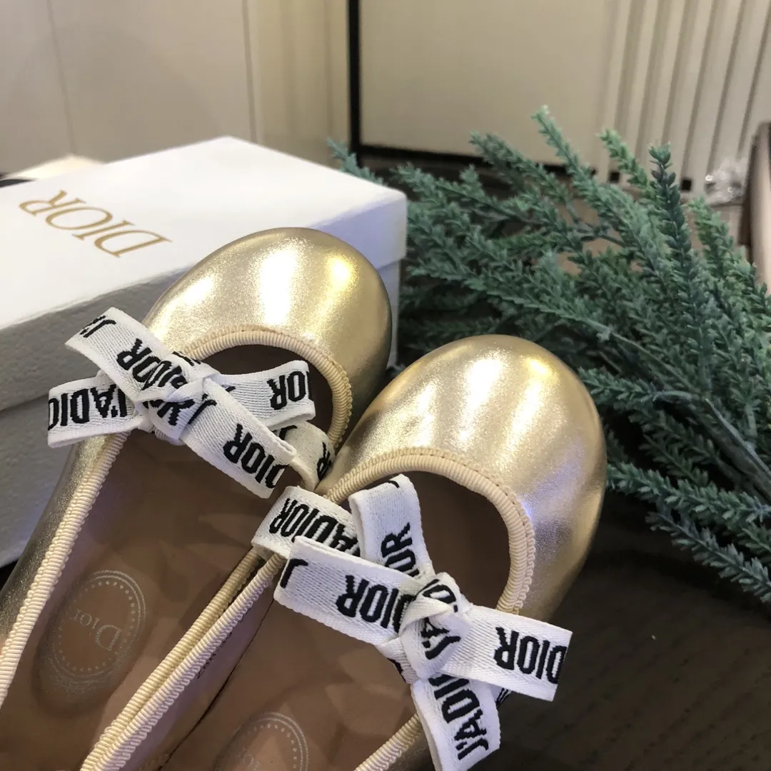 入園・卒園式におすすめ バレエシューズ風 プリンセス キッズ ドレスシューズ