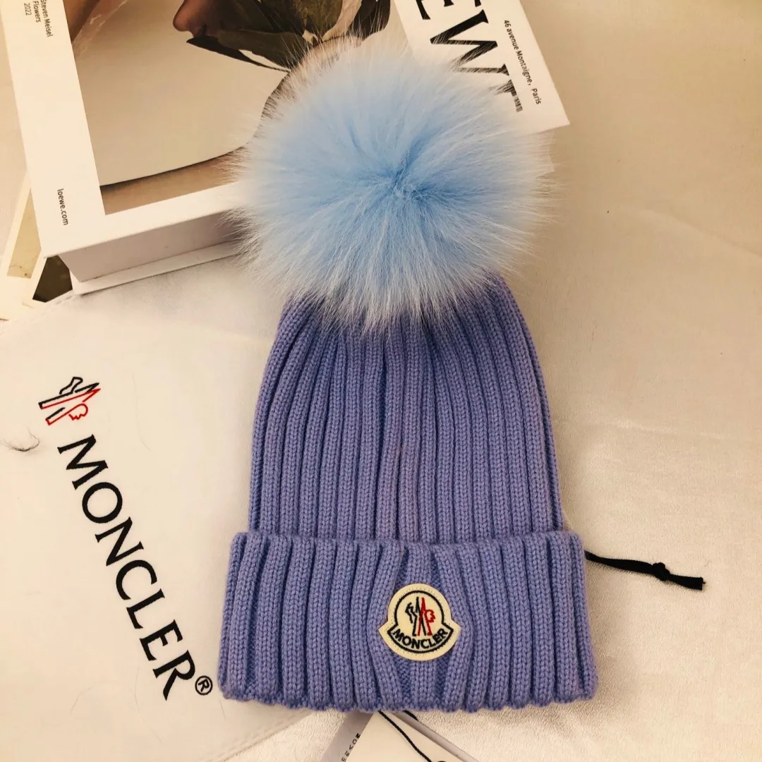 コーデに合わせやすい 秋冬アクセサリー 厚手 ポンポン付き カラバリ豊富 ニット帽