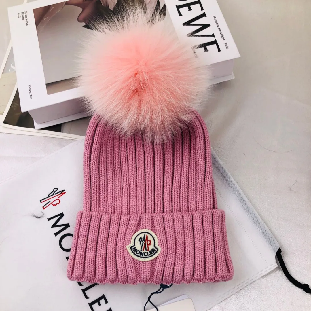 コーデに合わせやすい 秋冬アクセサリー 厚手 ポンポン付き カラバリ豊富 ニット帽