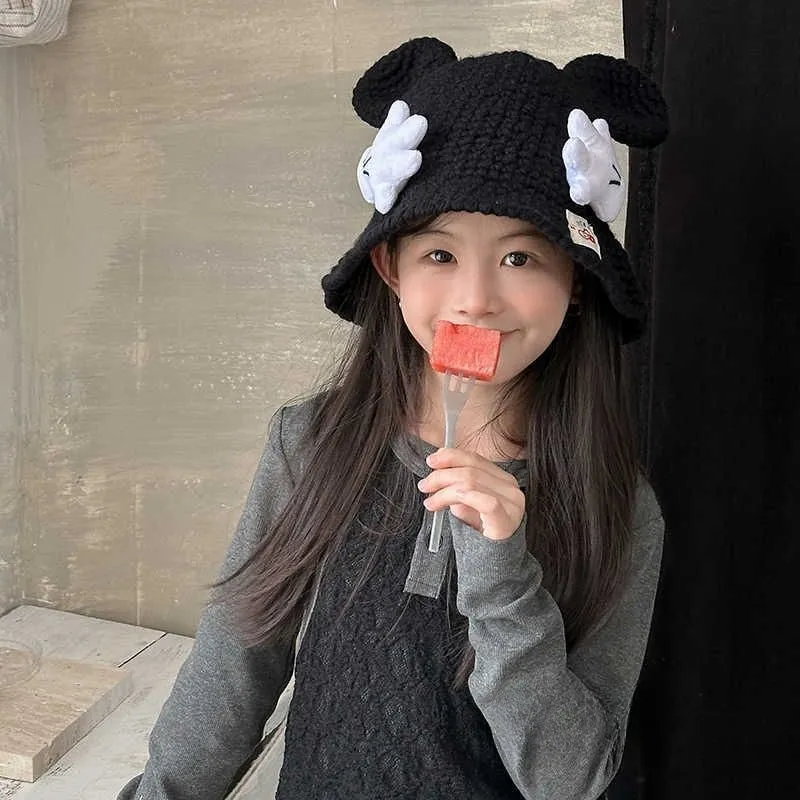 可愛さアップ フィット感 キッズ フィッシャーマンハット ニット帽