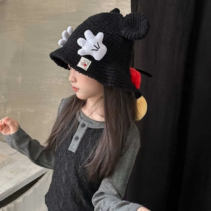 可愛さアップ フィット感 キッズ フィッシャーマンハット ニット帽