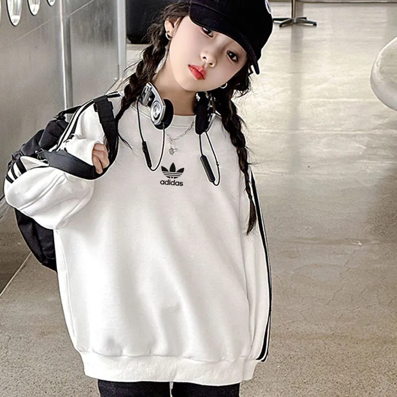 【110-170cm】インスタ映え抜群 動きやすい カジュアル 肌に優しい 女の子 トレーナー