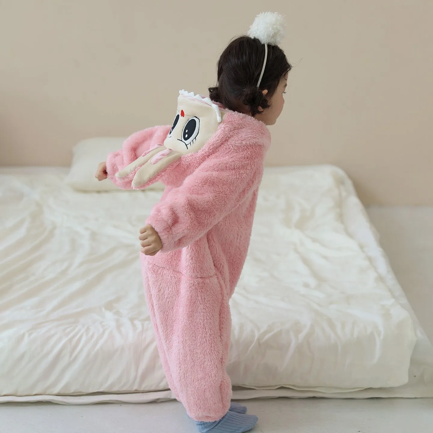 【90-140cm】おうち時間も楽しく かわいい あったか素材 パジャマ ルームウェア