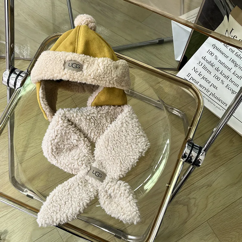 【おすすめ０-２歳】よく売れる もこもこ 暖い お気に入り 寒さ対策 防寒 冬 合わせやすい 子供 可愛い 帽子+マフラー