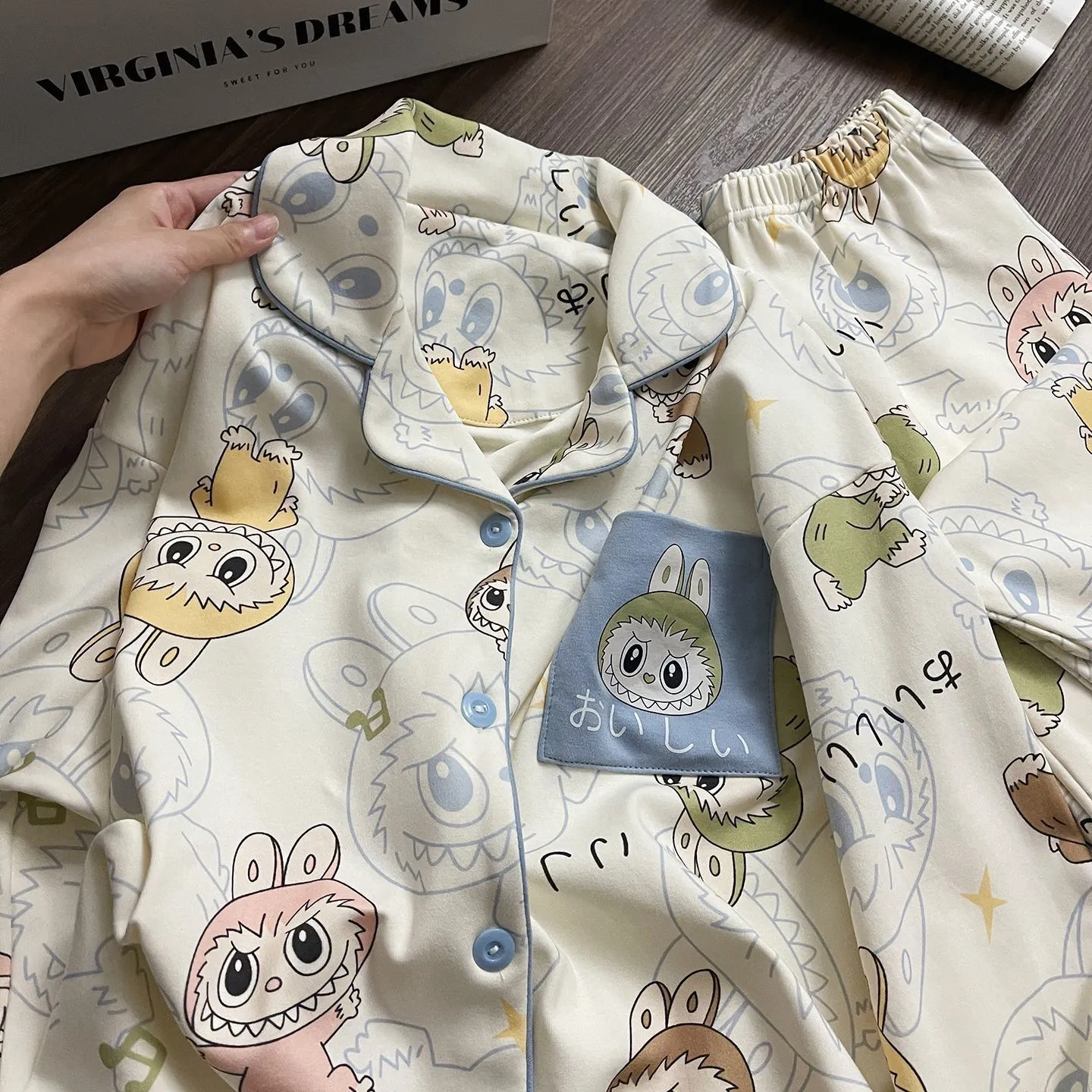 【110-170cm】優しい色合い 人気キャラプリント 柔らかな肌触り 着せやすい パジャマ