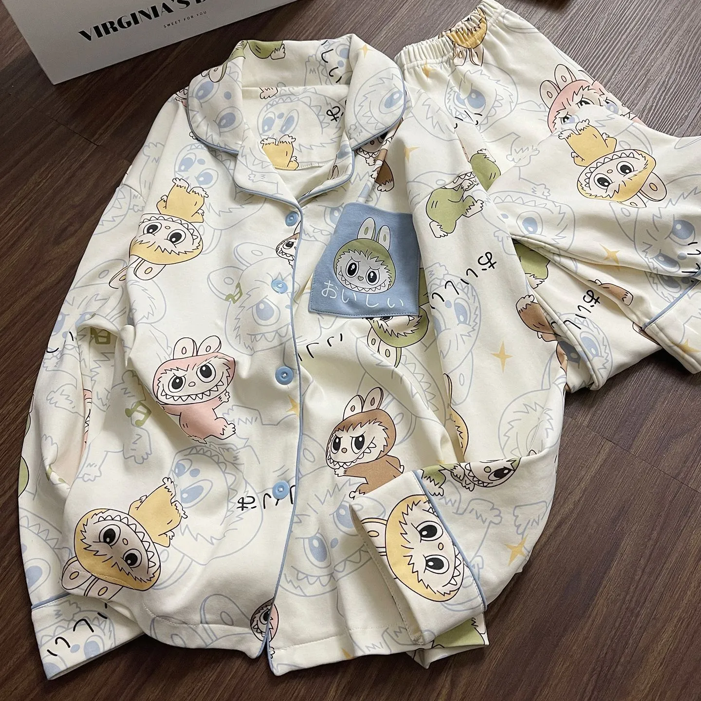 【110-170cm】優しい色合い 人気キャラプリント 柔らかな肌触り 着せやすい パジャマ