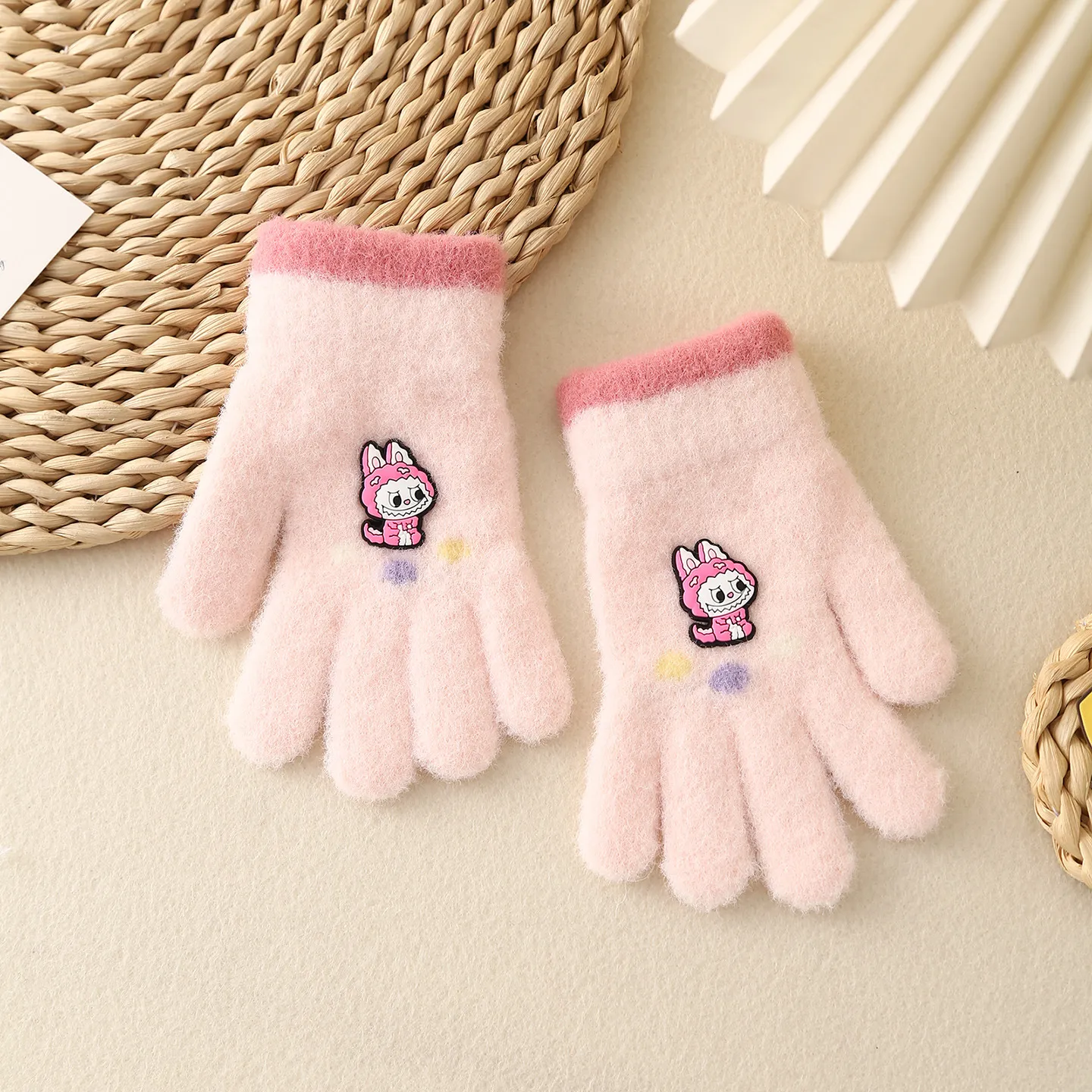 人気アイテム 可愛い ふわふわ あったか 寒さ対策 肌触りが良い キッズ 手袋