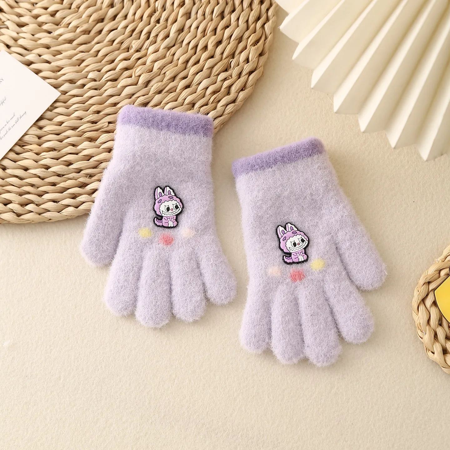 人気アイテム 可愛い ふわふわ あったか 寒さ対策 肌触りが良い キッズ 手袋