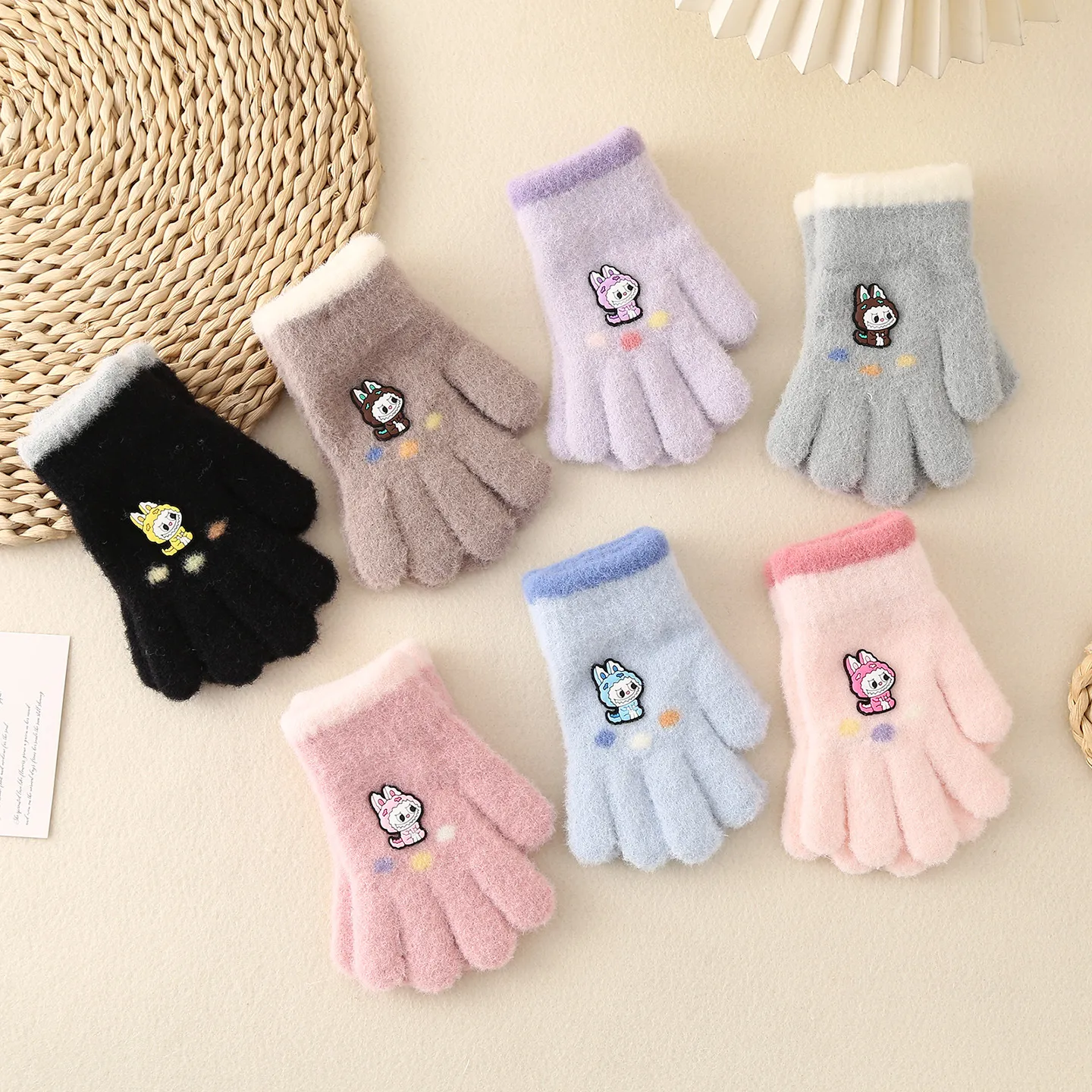 人気アイテム 可愛い ふわふわ あったか 寒さ対策 肌触りが良い キッズ 手袋