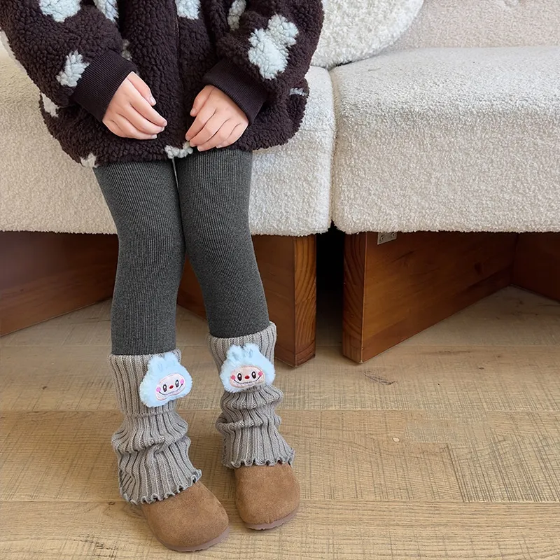 おしゃれ感満点 可愛い 動きやすい 保温性アップ 柔らかい素材 キッズ レギンス