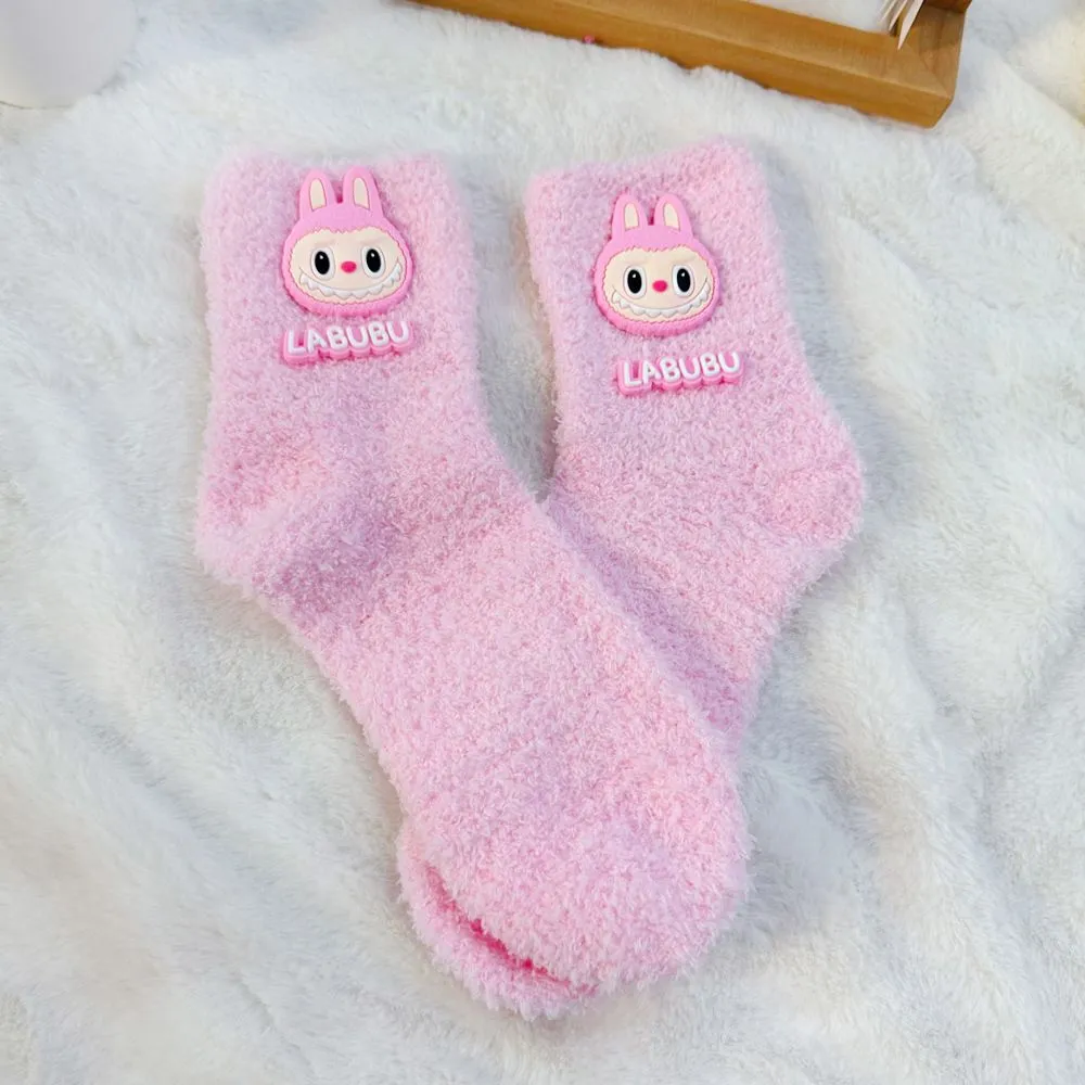 ２足セット SNSで話題 ふわふわ 冬用 柔らかい肌触り ソックス 靴下