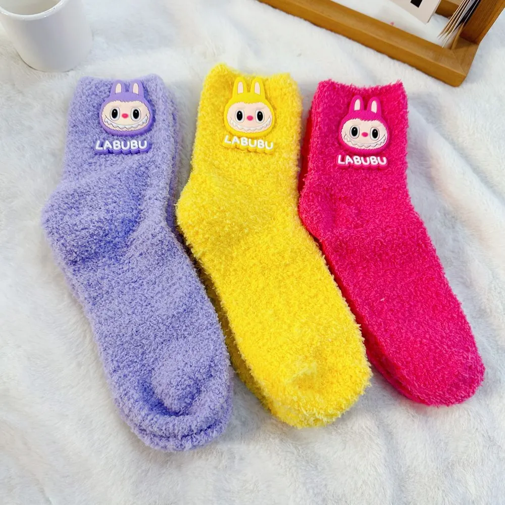 ２足セット SNSで話題 ふわふわ 冬用 柔らかい肌触り ソックス 靴下