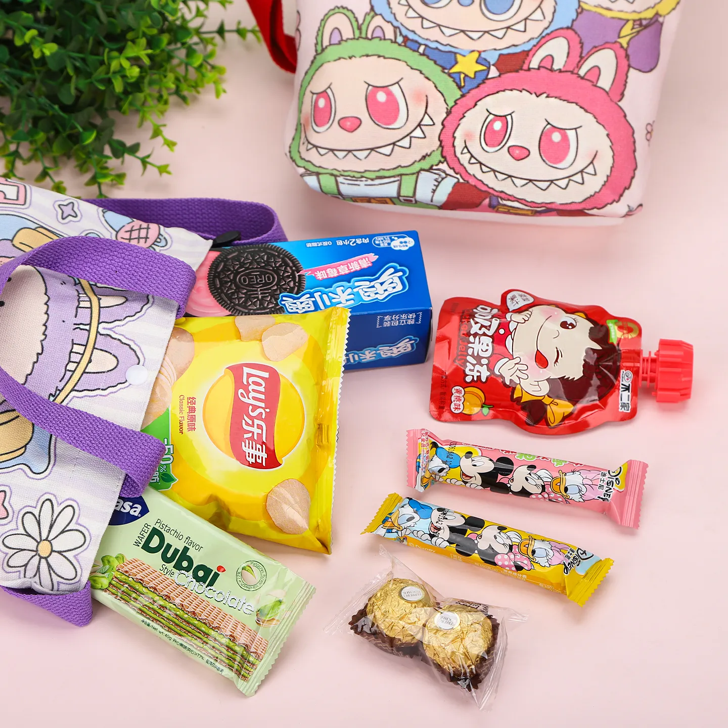 お出かけ用 可愛い カラフル キッズ ショルダーバッグ トートバッグ