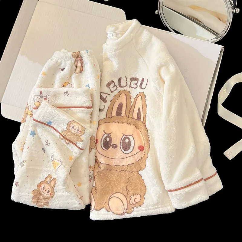 【100-160cm】売り切れ必至 売れ筋 キャラクター もこもこ 着心地抜群 ルームウェア