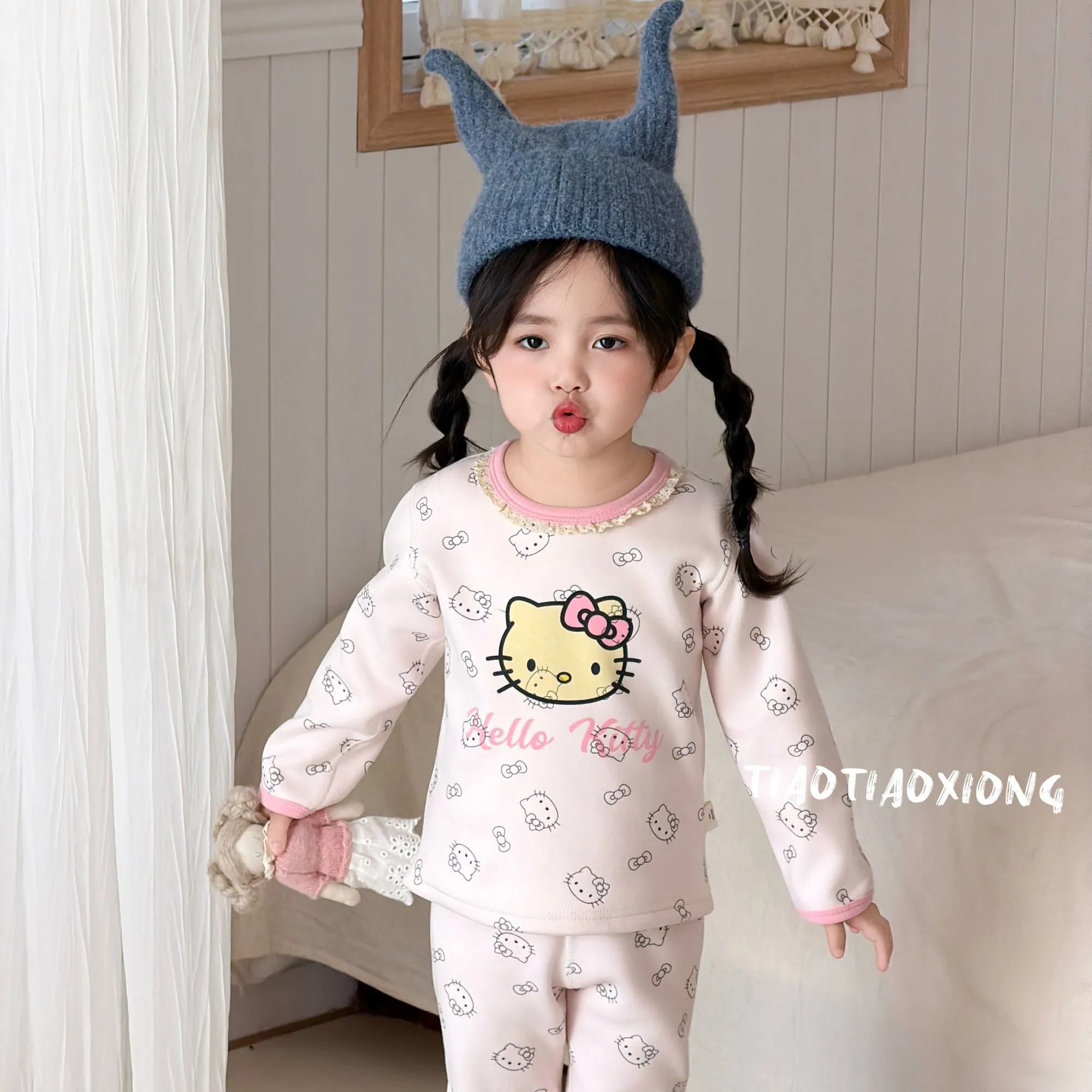 【80-160cm】好感度UP おしゃれ かわいさ満点 ふんわり優しい 女の子 ルームウェア