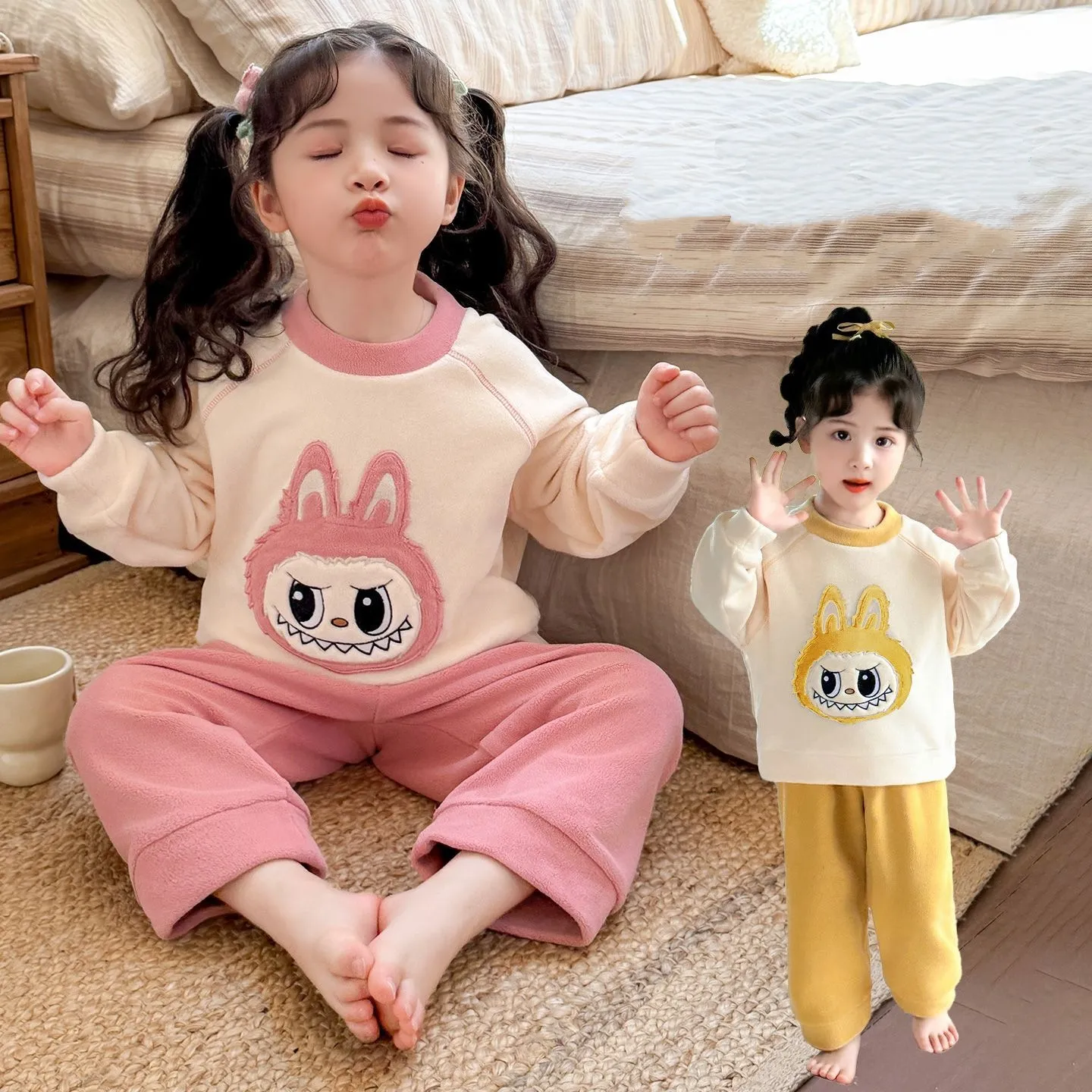 【90-140cm】これを逃す手はない おしゃれ度UP 可愛い 着心地抜群 女の子 ルームウェア