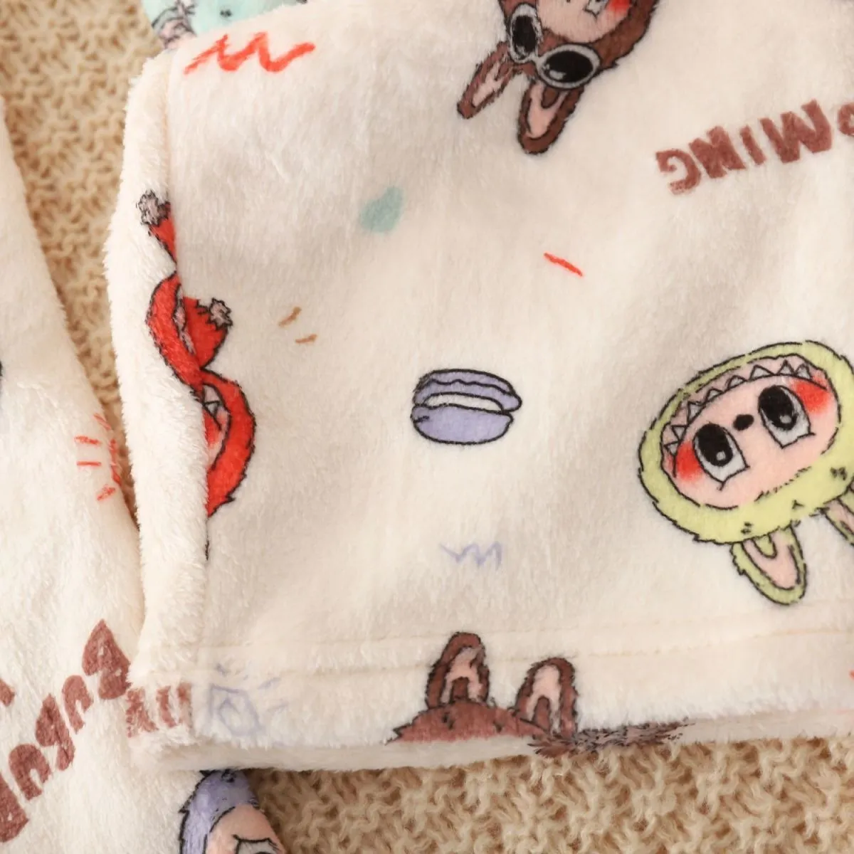 【80-155cm】お気に入り 絶対欲しい 可愛い キャラクター ふわふわ キッズ ルームウェア