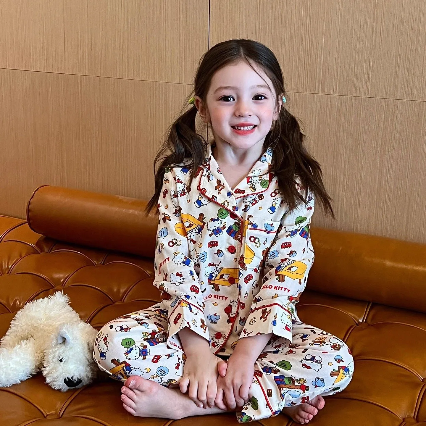 【100-160cm】おしゃれ感満点 大人気 着心地良い 遊び心満載 女の子 ルームウェア