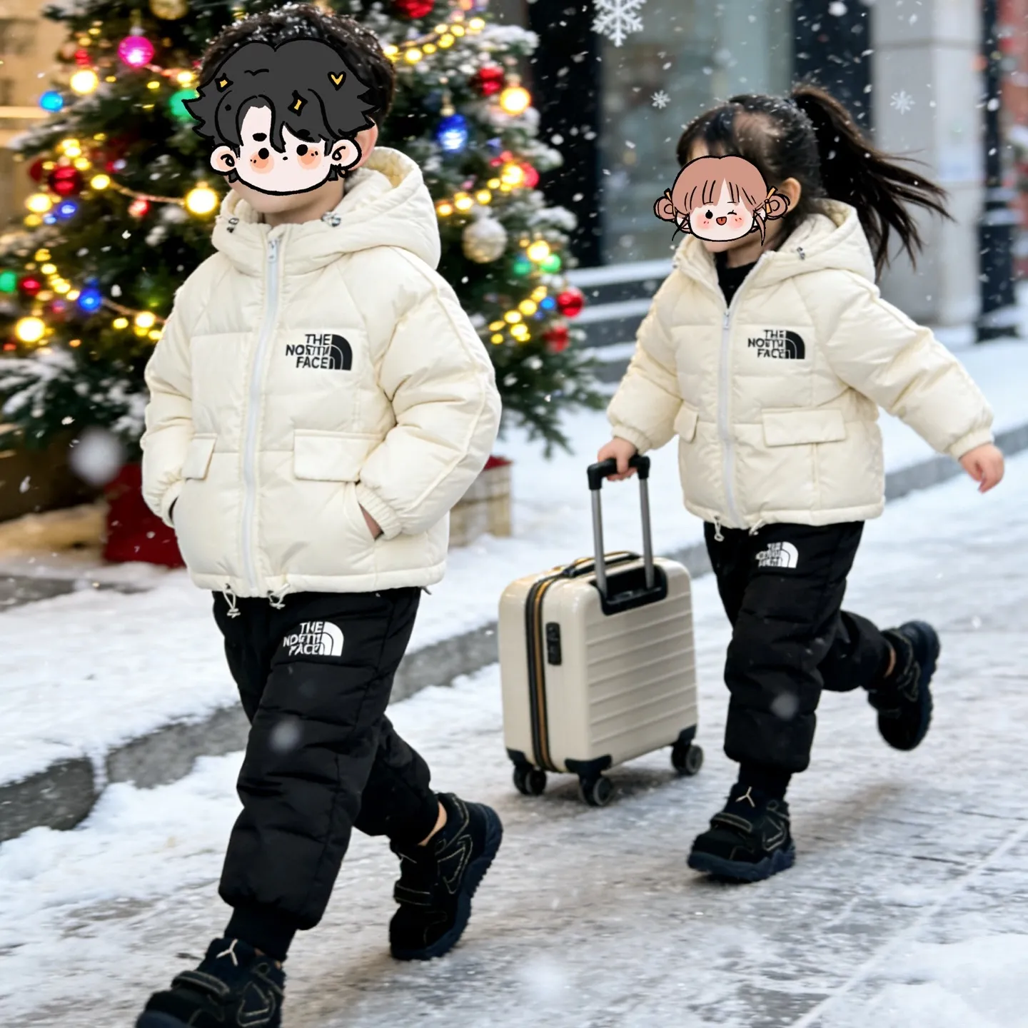 【90-130cm】着るだけでオシャレ度UP 毎日着たくなる 今季大注目 合わせやすい ダウンジャケット/パンツ