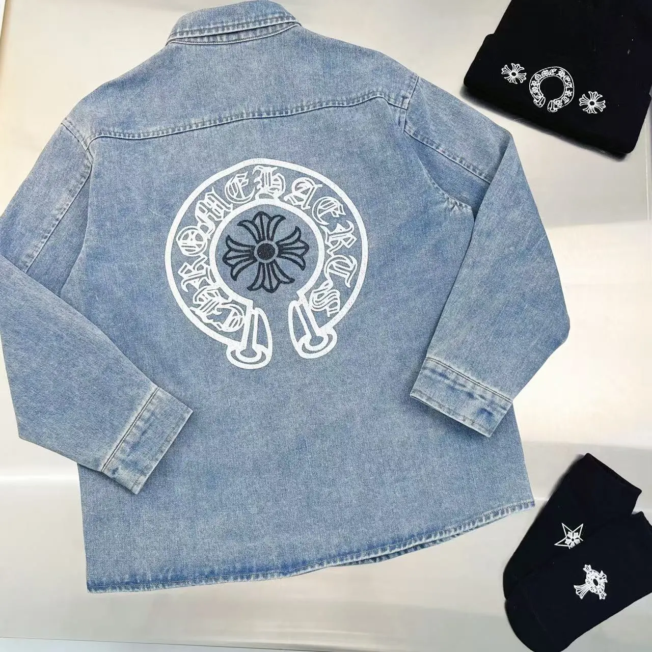 【110-160cm】季節感たっぷり モード感のある 上品ナチュラル 合わせやすい デニム素材 アウター ジーンズ