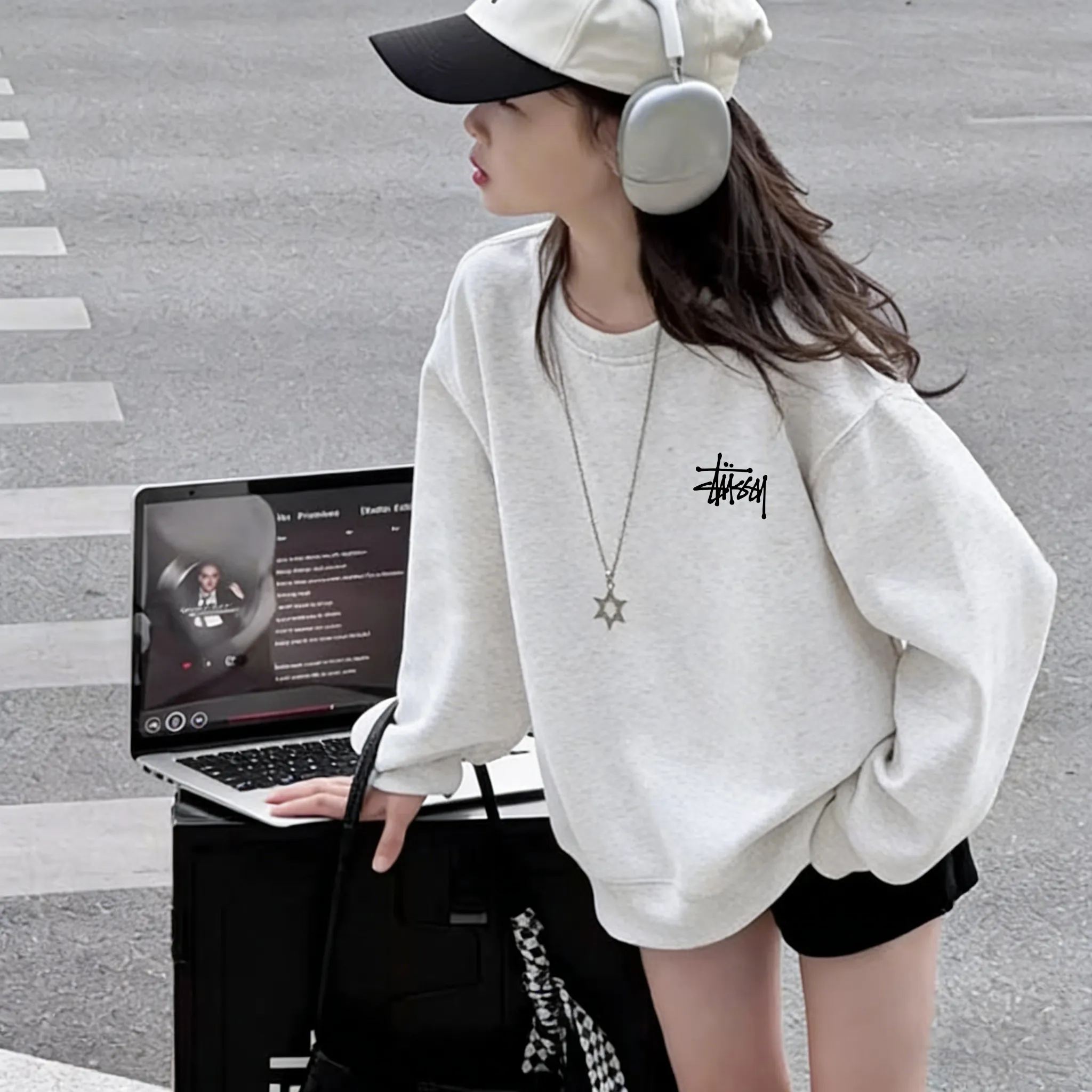 【90-160cm】毎日着たくなる よく売れる オシャレカジュアル  女の子 トレーナー