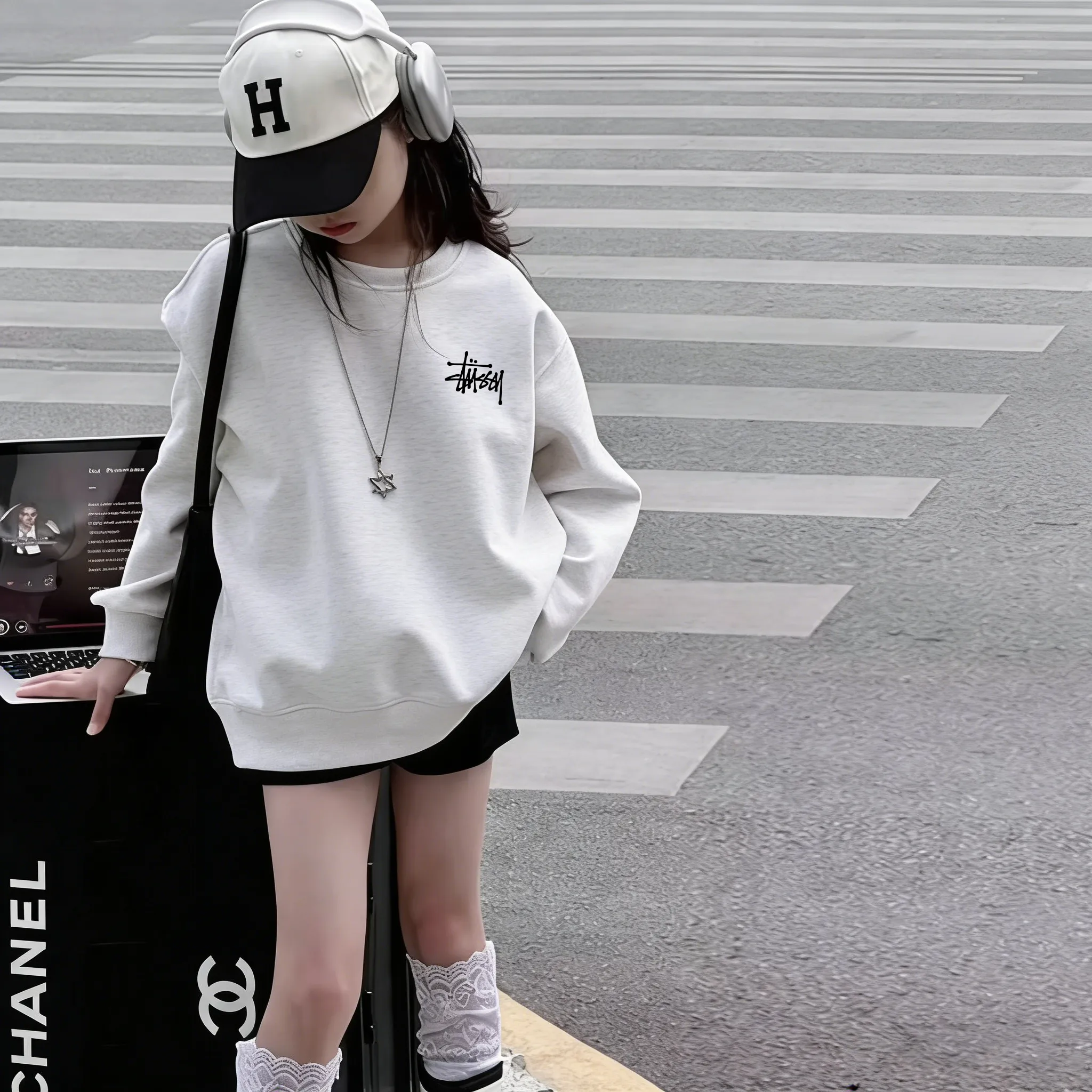 【90-160cm】毎日着たくなる よく売れる オシャレカジュアル  女の子 トレーナー