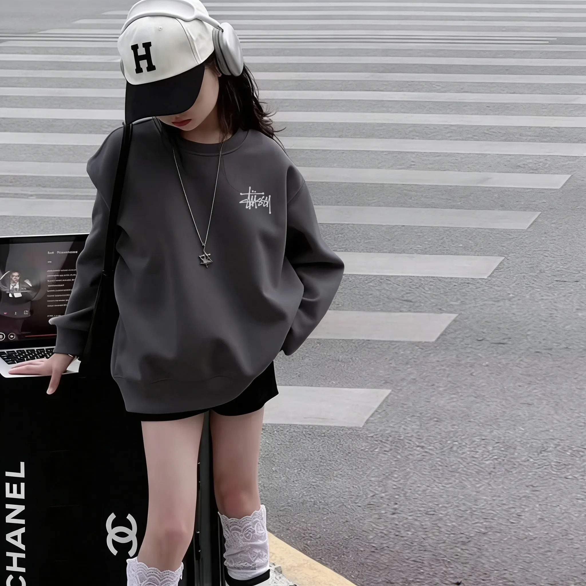 【90-160cm】毎日着たくなる よく売れる オシャレカジュアル  女の子 トレーナー