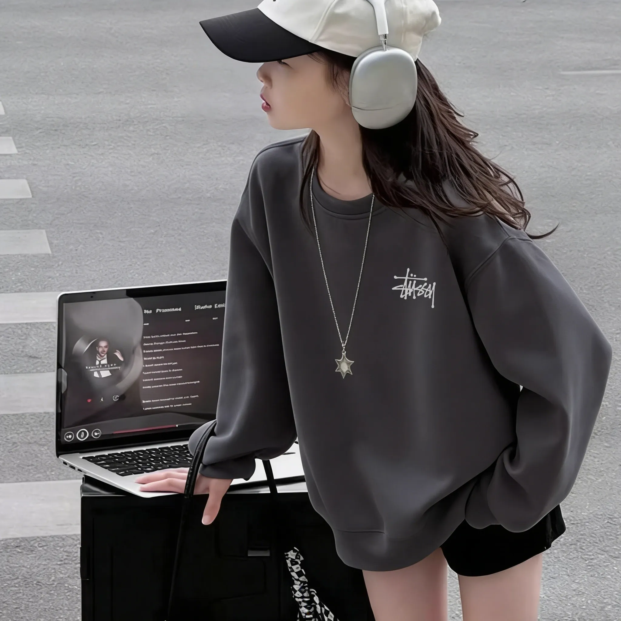 【90-160cm】毎日着たくなる よく売れる オシャレカジュアル  女の子 トレーナー