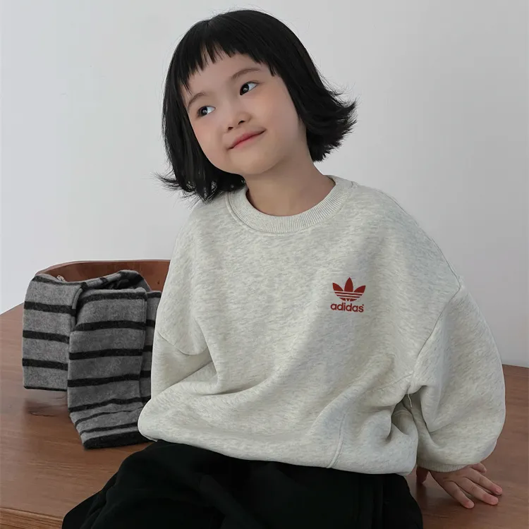 【90-160cm】優しい質感 色味がやさしい 可愛いデザイン カジュアル 合わせやすい 女の子 トレーナー