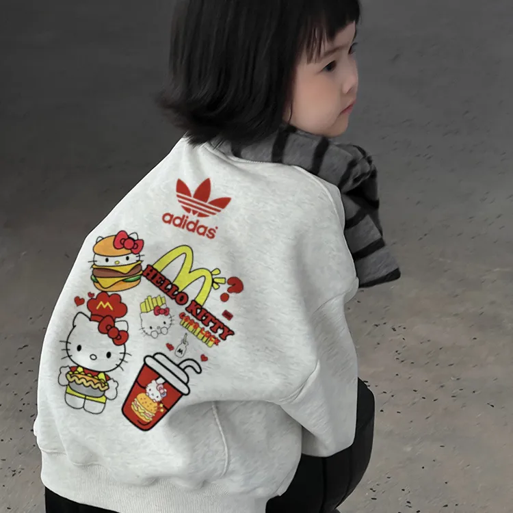 【90-160cm】優しい質感 色味がやさしい 可愛いデザイン カジュアル 合わせやすい 女の子 トレーナー