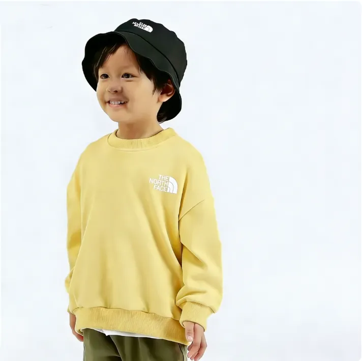 【90-160cm】着回し力抜群 合わせやすい トレンド 着心地良い 人気 ラウンドネック トレーナー