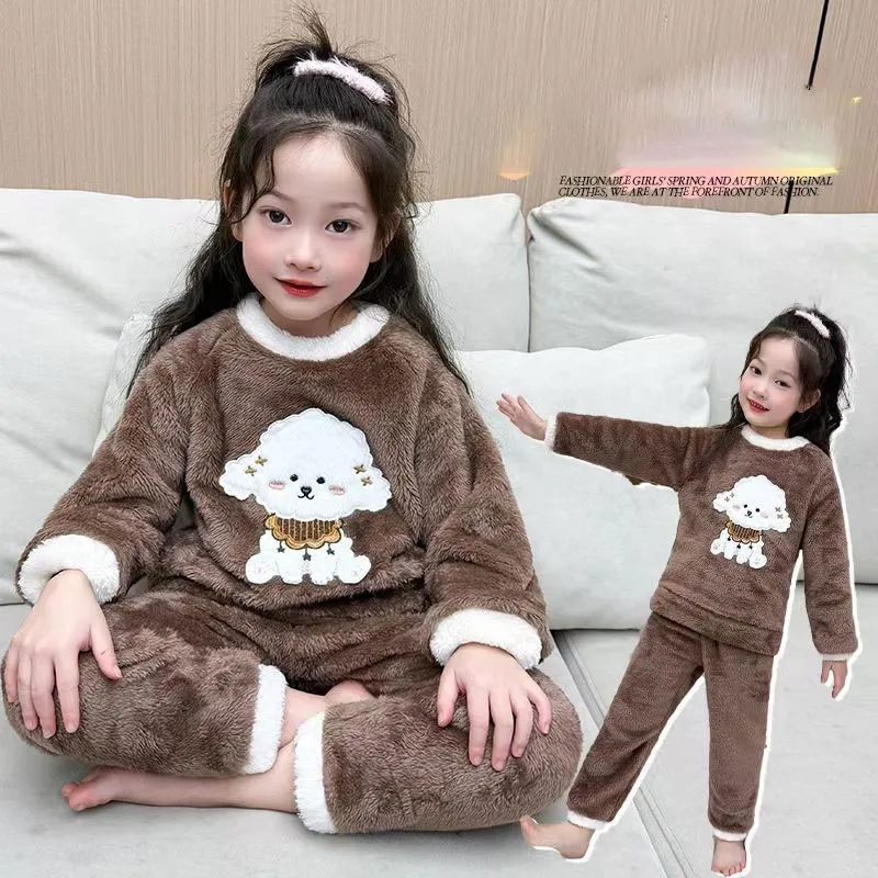 【80-140cm】着心地良い 可愛い あったか ふわふわ 厚め 防寒 ルームウェア