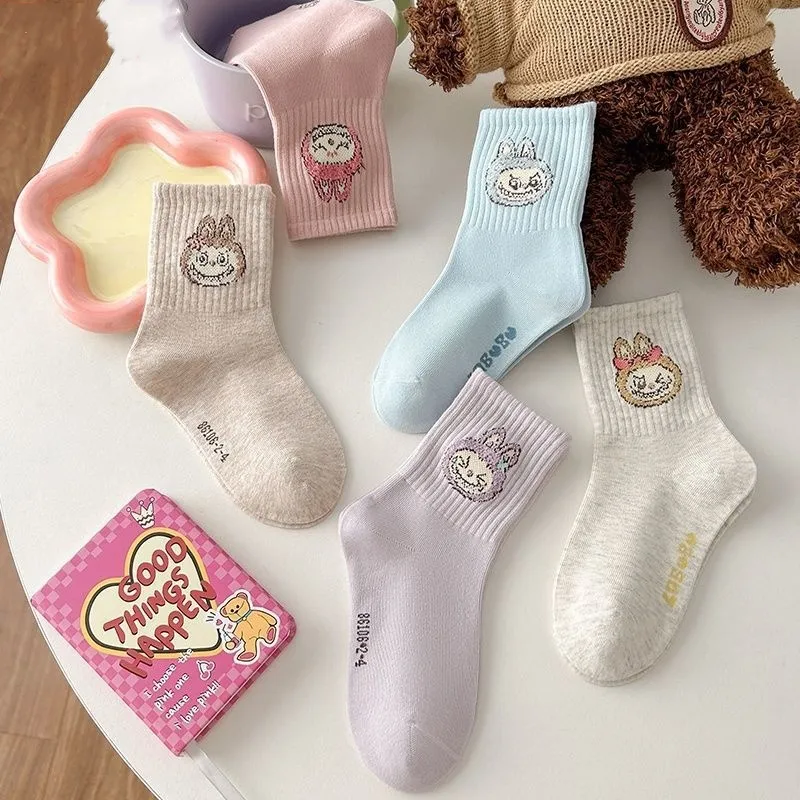 ５足セット 大人気 可愛い 快適な着心地 履きやすい キッズ ソックス