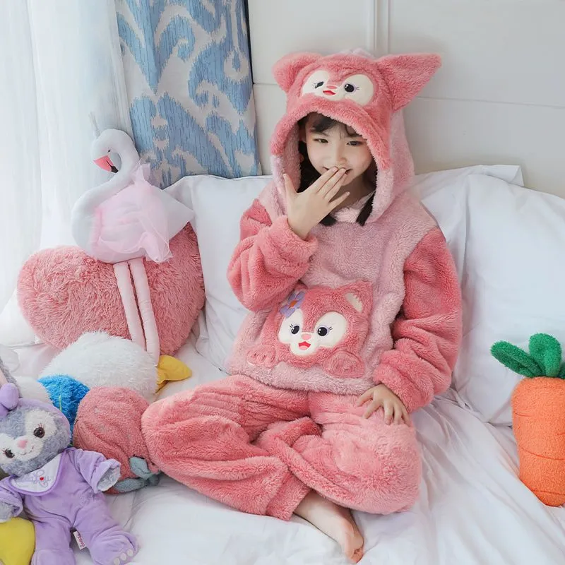 【90-160cm】 パジャマ 子供 ふわふわ もこもこ 部屋着 暖かい 可愛い ルームウェア 上下セット