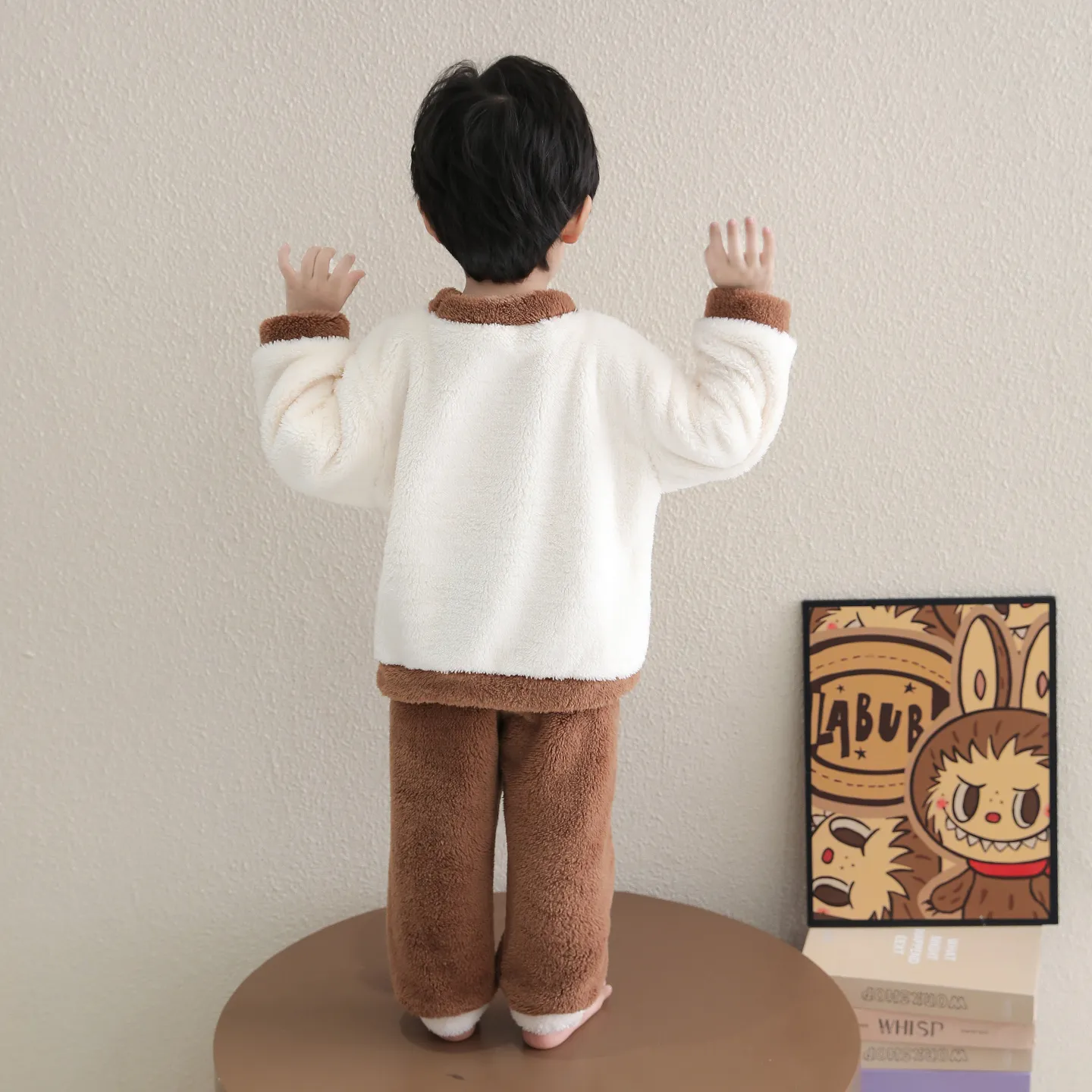 【90-140cm】大人気 ルーズ 着心地良い ふわふわ 男の子 ルームウェア